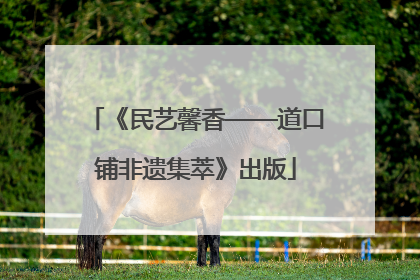 《民艺馨香——道口铺非遗集萃》出版