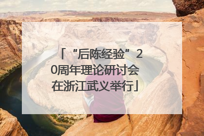 “后陈经验”20周年理论研讨会在浙江武义举行