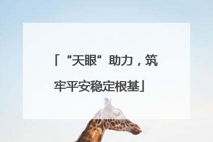 “天眼”助力，筑牢平安稳定根基