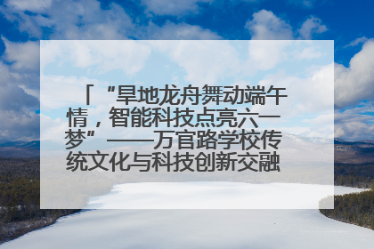 “旱地龙舟舞动端午情，智能科技点亮六一梦”——万官路学校传统文化与科技创新交融的精彩盛宴