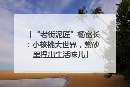 “老街泥匠”杨富长：小核桃大世界，紫砂里捏出生活味儿