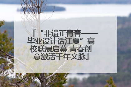 “非遗正青春——毕业设计话江夏”高校联展启幕 青春创意激活千年文脉