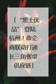 “黑土优品” 登陆杭州！政企商联动打通长三角餐桌供应链