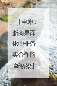 申坤：浙商是深化中非务实合作的新桥梁