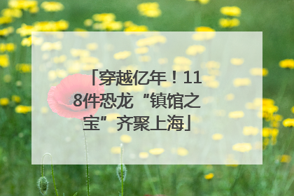 穿越亿年！118件恐龙“镇馆之宝”齐聚上海