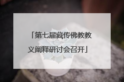 第七届藏传佛教教义阐释研讨会召开
