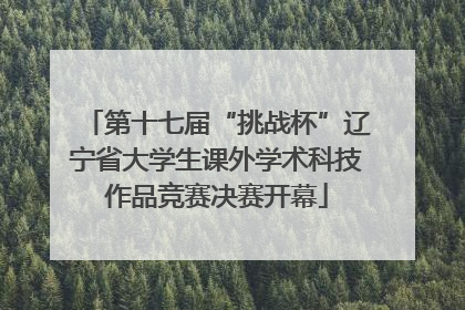 第十七届“挑战杯”辽宁省大学生课外学术科技作品竞赛决赛开幕