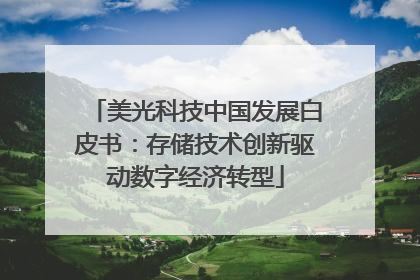 美光科技中国发展白皮书：存储技术创新驱动数字经济转型