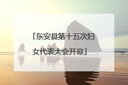 东安县第十五次妇女代表大会开幕