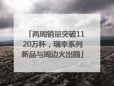 两周销量突破1120万杯，瑞幸系列新品与周边火出圈