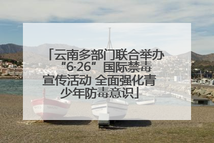 云南多部门联合举办“6·26”国际禁毒宣传活动 全面强化青少年防毒意识