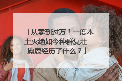 从零到过万！一度本土灭绝如今种群复壮 麋鹿经历了什么？
