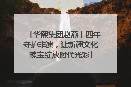 华熙集团赵燕十四年守护非遗，让新疆文化瑰宝绽放时代光彩