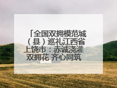 全国双拥模范城（县）巡礼江西省上饶市：赤诚浇灌双拥花 齐心同筑模范城