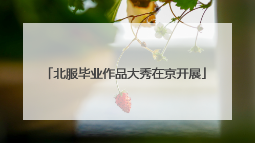 北服毕业作品大秀在京开展