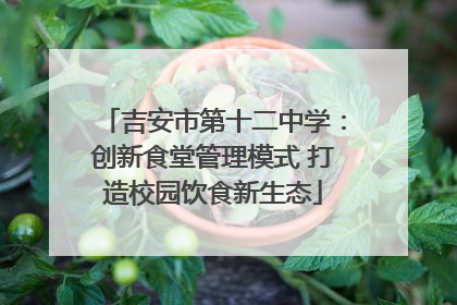 吉安市第十二中学：创新食堂管理模式 打造校园饮食新生态