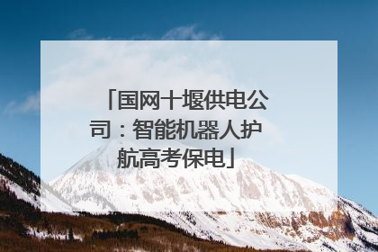 国网十堰供电公司：智能机器人护航高考保电