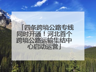 四条跨境公路专线同时开通！河北首个跨境公路运输集结中心启动运营