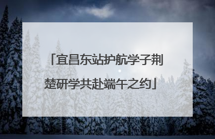 宜昌东站护航学子荆楚研学共赴端午之约