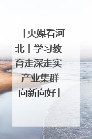 央媒看河北丨学习教育走深走实 产业集群向新向好