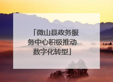 微山县政务服务中心积极推动数字化转型