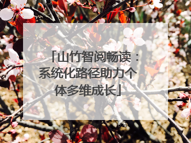 山竹智阅畅读：系统化路径助力个体多维成长