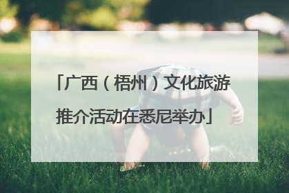广西（梧州）文化旅游推介活动在悉尼举办