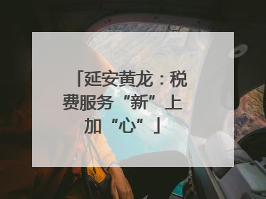 延安黄龙：税费服务“新”上加“心”