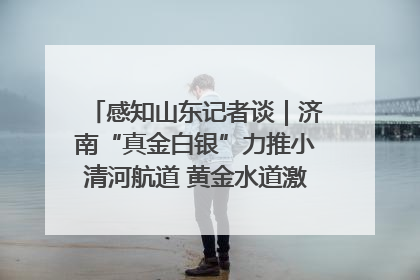 感知山东记者谈｜济南“真金白银”力推小清河航道 黄金水道激活区域经济新动能