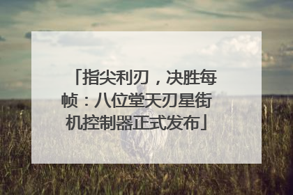 指尖利刃，决胜每帧：八位堂天刃星街机控制器正式发布