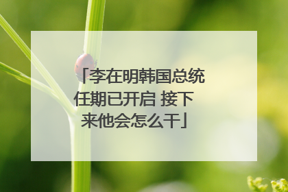 李在明韩国总统任期已开启 接下来他会怎么干
