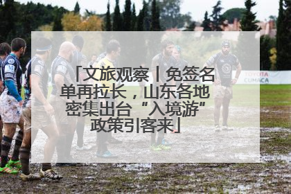 文旅观察丨免签名单再拉长，山东各地密集出台“入境游”政策引客来