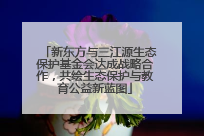 新东方与三江源生态保护基金会达成战略合作，共绘生态保护与教育公益新蓝图