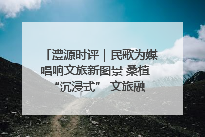 澧源时评｜民歌为媒唱响文旅新图景 桑植 “沉浸式” 文旅融合的破圈启示