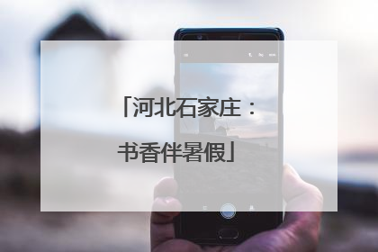 河北石家庄：书香伴暑假