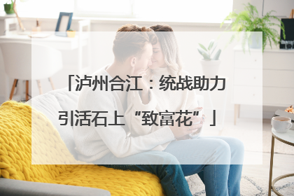 泸州合江：统战助力引活石上“致富花”
