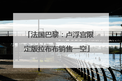 法国巴黎：卢浮宫限定版拉布布销售一空
