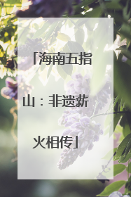 海南五指山：非遗薪火相传