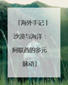 海外手记丨沙漠与海洋：阿联酋的多元脉动