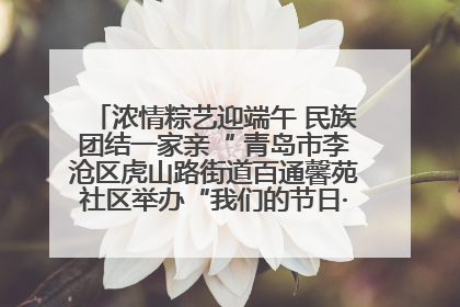 浓情粽艺迎端午 民族团结一家亲“ 青岛市李沧区虎山路街道百通馨苑社区举办“我们的节日·端午“主题活动