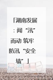 湖南发展：闻“汛”而动 筑牢防汛“安全墙”