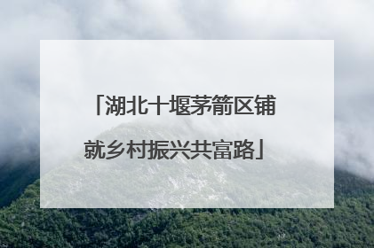 湖北十堰茅箭区铺就乡村振兴共富路