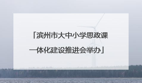 滨州市大中小学思政课一体化建设推进会举办
