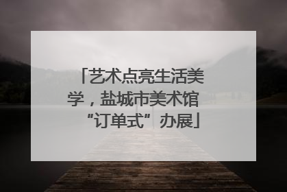 艺术点亮生活美学，盐城市美术馆“订单式”办展