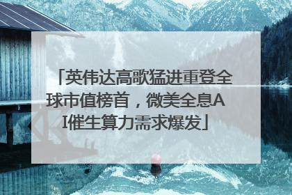 英伟达高歌猛进重登全球市值榜首，微美全息AI催生算力需求爆发