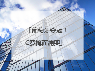 葡萄牙夺冠！C罗掩面痛哭