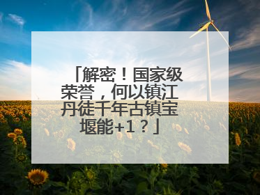 解密！国家级荣誉，何以镇江丹徒千年古镇宝堰能+1？