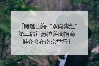 跨越山海“双向奔赴” 第二届江苏拉萨周招商推介会在南京举行