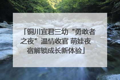 铜川宜君三幼“勇敢者之夜”温情收官 萌娃夜宿解锁成长新体验