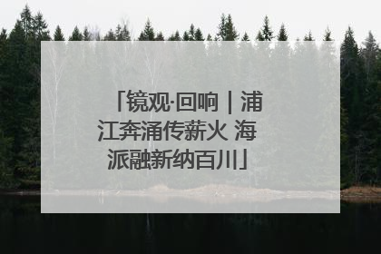 镜观·回响｜浦江奔涌传薪火 海派融新纳百川